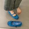 Fashion Women's Bow Toe Half Slippers Summer Non-Slip Inner Heightening Mary Jane Shoes for Women Soft Soled Breathable Sandals Slippers