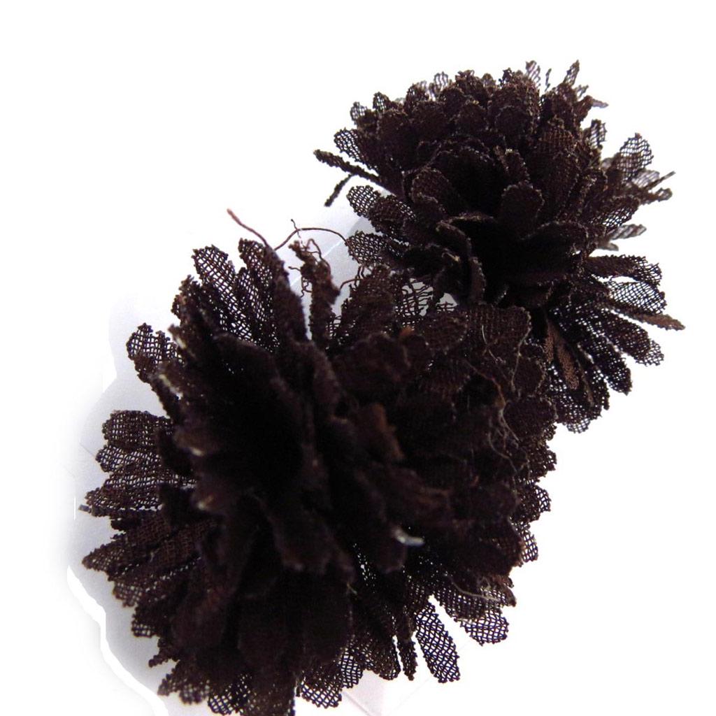 Les Trésors De Lily [J6762] - Designer-Ohrringe 'Scarlett' braun