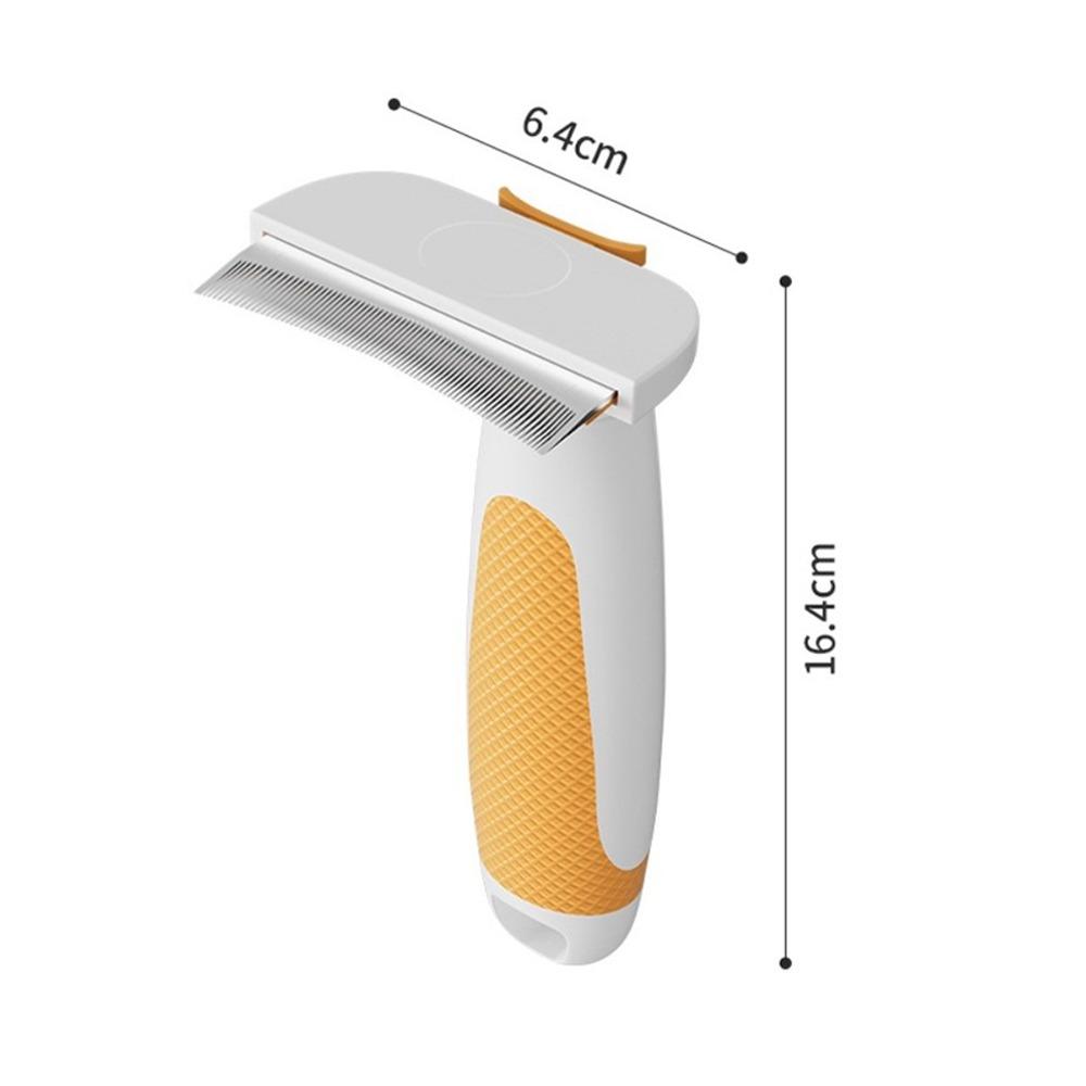 

New Stainless Steel Tooth Cat Detangling Brush Anti Slip Arched Head Cat Hair Remover Anti Tangle Dog Grooming Tool Home Use