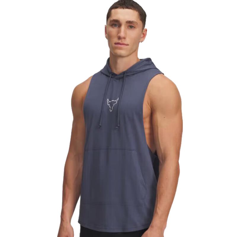Under Armour Project Rock Men s Hooded Vest L