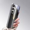 Metal V‑Shape Perforated Tech Electroplated Silver Phone Case For Samsung A31 A51 A71 A12 A22 A32 A42 A52 A06 A16 A17 A37 Cover