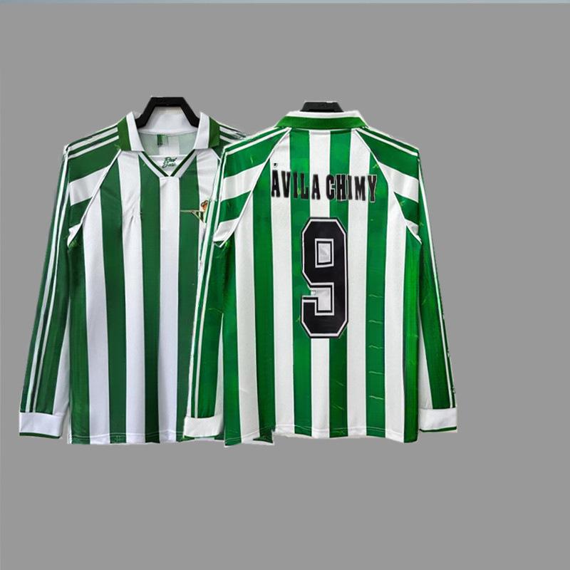 Retro jersey football jersey classic nostalgic replica Betis Rodriguez long Retro jersey