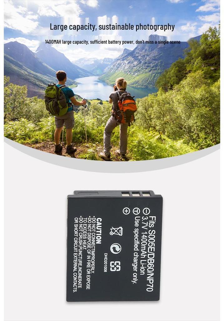 CGA-S005E Battery for Panasonic DMC-FX100, FX10, FX50, LX3, LX2, FX9