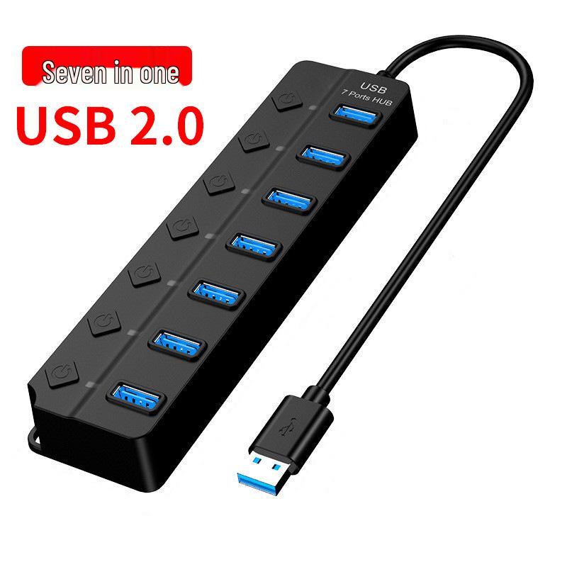 USB 3.0 Multifunctional Desktop & Laptop Hub with Power Supply