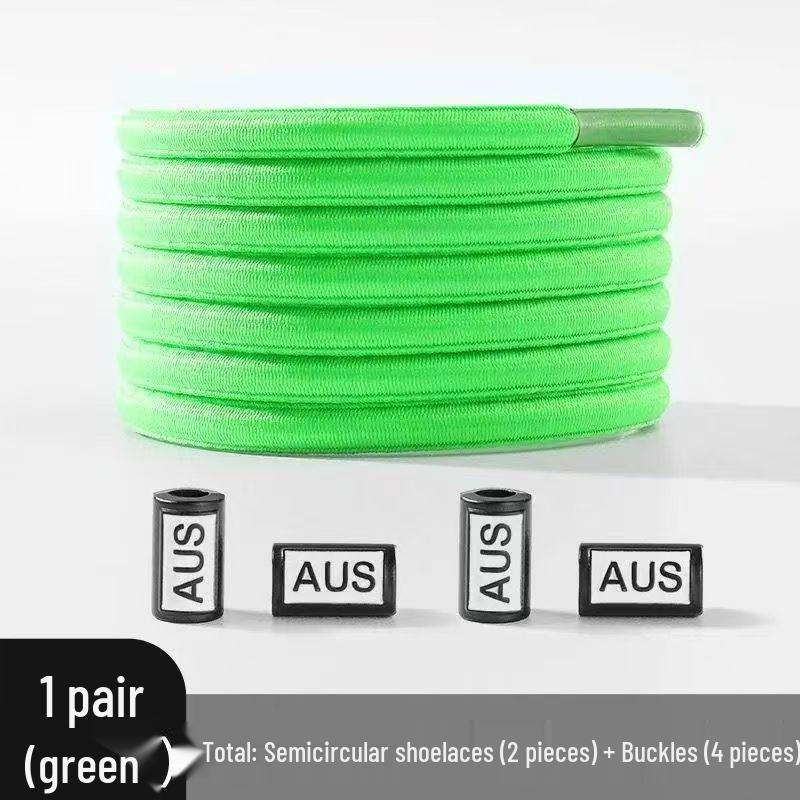 Elastische Schnürsenkel ohne Binden mit Metallschnalle - Einfache Faule Schnürsenkel AUS