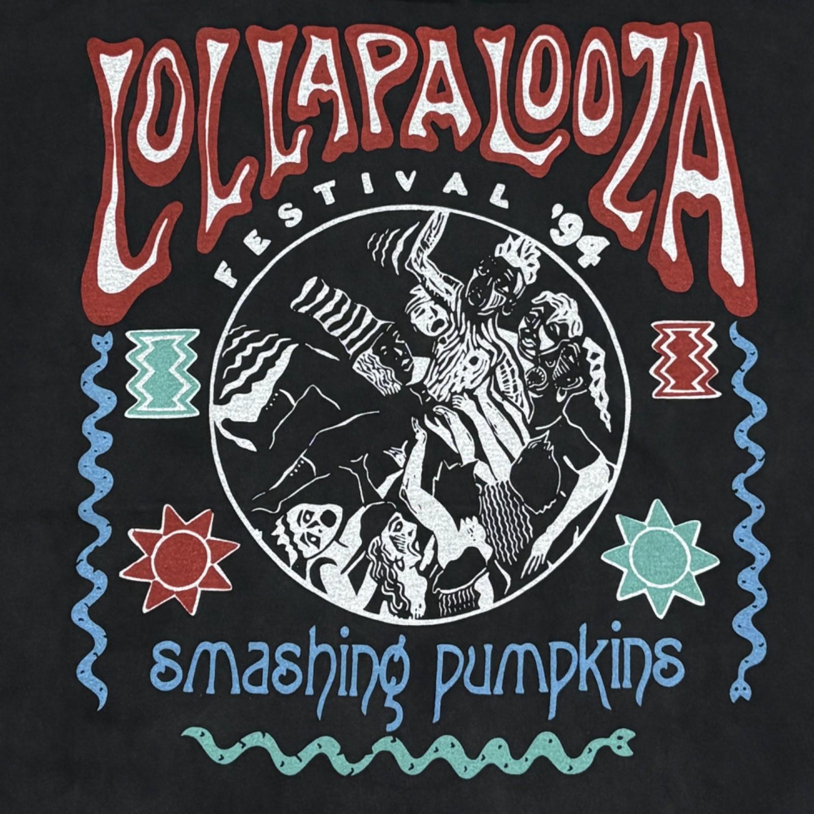 Vintage Lollapalooza 1994 Smashing Pumpkins 90s Band Size L RARE REPRINT Unisex T-Shirt L