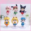 Wunderschön gefertigte PVC-Sailor Moon und Sanrio-Charakterfiguren, perfekt für Sammler und Fans