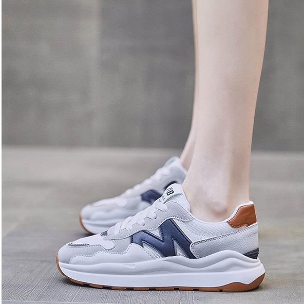 Internet celebrity casual dad shoes trendy four seasons women's shoes casual new sports versatile round head thick sole shock absorbing white shoes