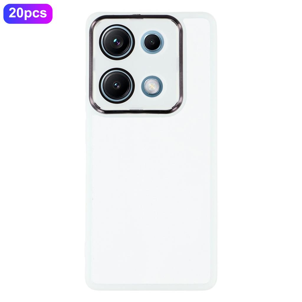 Bulk Purchasing 20Pcs For Xiaomi Redmi Note 14S 4G Case Electroplated Camera Frame TPU Phone Cover Precise Cutouts