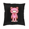 Cartoon Gloomy Bear Square Throw Pillow Cover Decoration D Two Side Printing Cushion Cover for Living Room