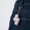Bread Keycap Stress Relief Clicker Keychain Mechanical Keyboard Button Decompress Fingertip Keyring