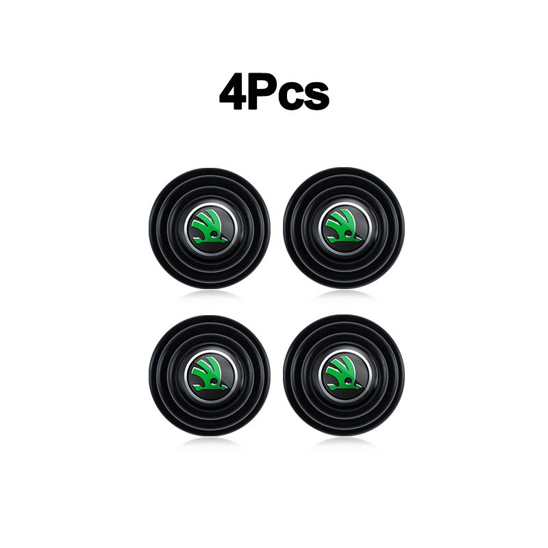 

2025 Hot 4Pcs Car Door Anti-shock Pad Anti-noise Buffer Gasket Auto Interior For Skoda Fabia Yeti Superb Kodiaq Octavia Enyaq Ra