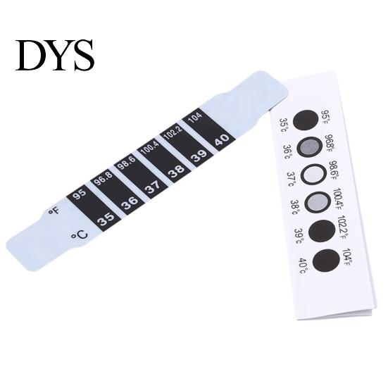 Temperature Measuring Stickers 10Pcs Test Accurate Digital Display Color-changing Reusable Body Convenient Adhesive Children Forehead Head Strips