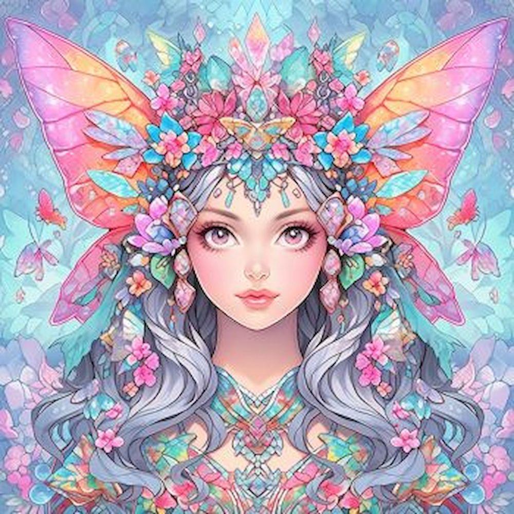 

CHENISTORY 5D DIY Diamond Painting Figure Girl Diamond Embroidery Full Round Mosaic Kit Hobby Home Decoration Wall Art 30x30cm Full Square 30x30cm