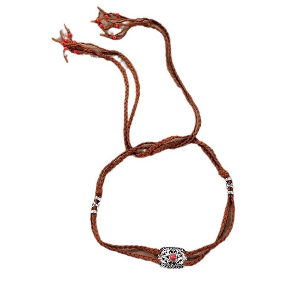 Hanfu Headwear Ethnic Style Headband Retro Tibetan Dance Hair Accessories  Women Man