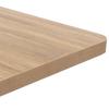 VidaXL Table de bistro Marron clair 50x50 cm MDF