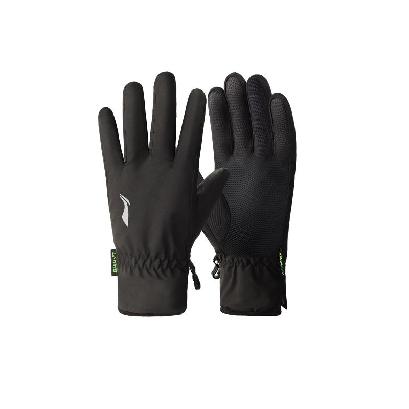 Li Ning Polyester Sports Gloves Unisex Black YSGU023-1 L