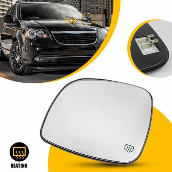 

For 2008-16 TOWN & 2008-20 COUNTRY GRAND CARAVAN Mirror Glass Heated Driver Side