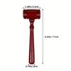 1Pcs Judge Hammer Lawyer Gift Gavel Car Mini Wooden Solid Mallet Ornament