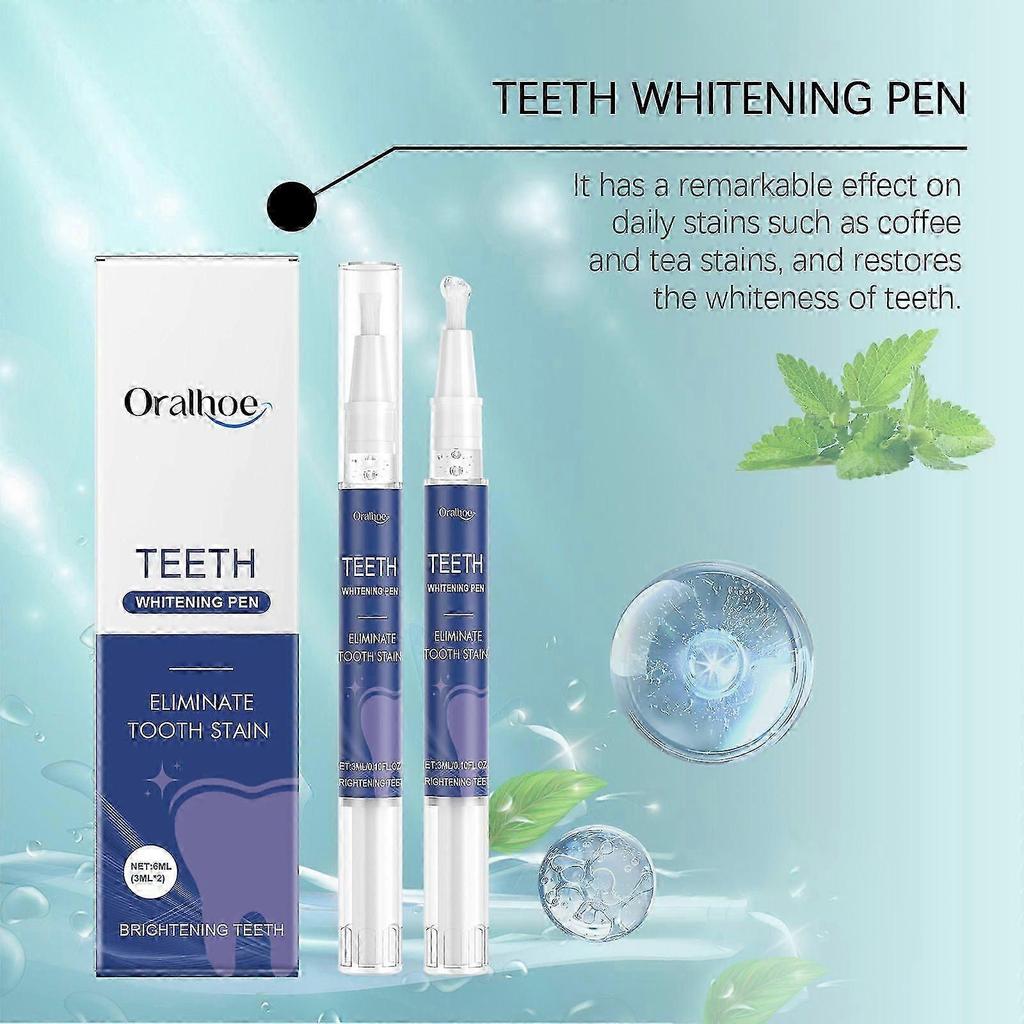 Pack of 2 Teeth Whitening Pen, Teeth Whitening Pen, Teeth Whitening Pen, Effective Stains, Quick Whitening Teeth, White Teeth At Home New