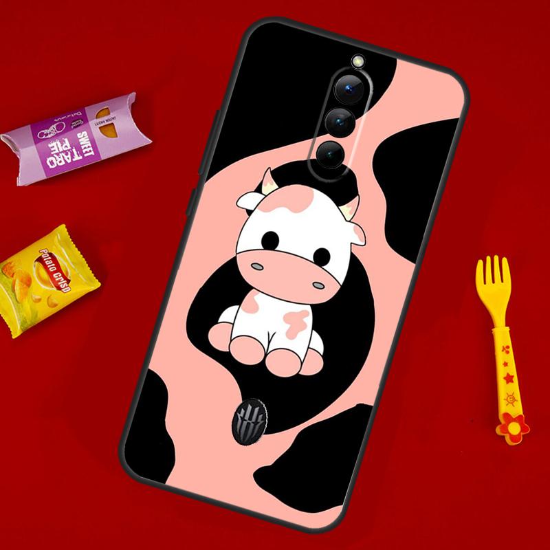 Dairy Cattle Cow Speckle Case For ZTE Nubia Red Magic 10 Air 6 6S 7S For Red Magic 11 10 9 8 8S 9S 10S Pro Plus Cover