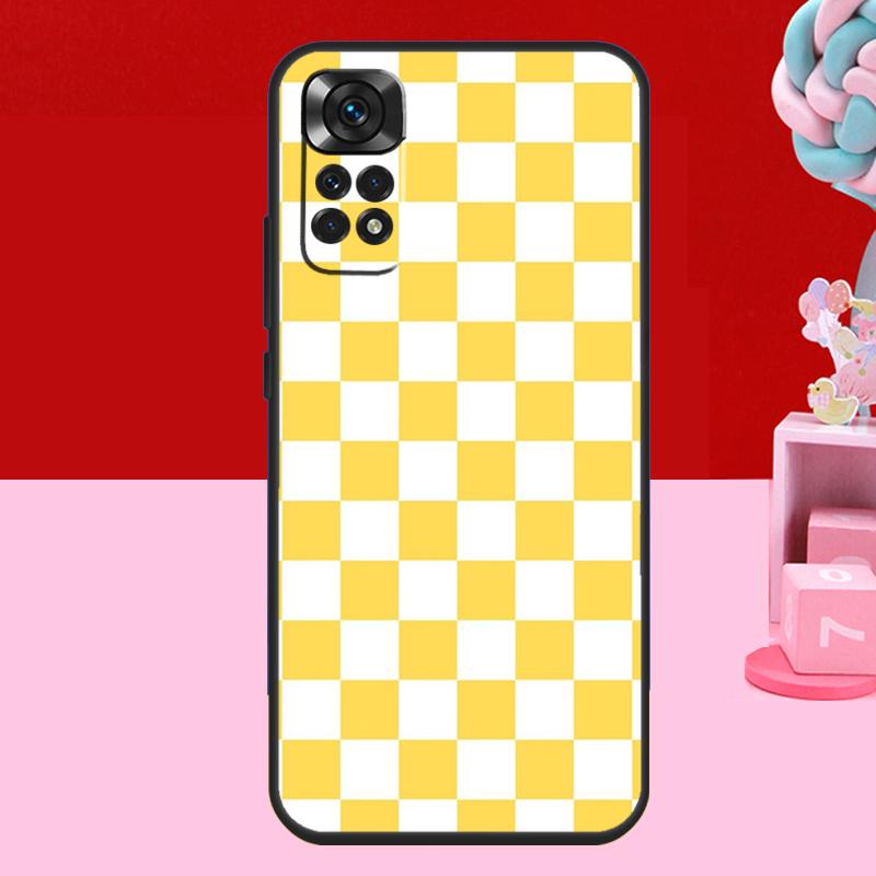 Checkerboard Checkered Board Case For Xiaomi Redmi Note 14 13 12 11 10 15 Pro Plus Redmi 15 C 10C 12C 13C 14C Soft Cover