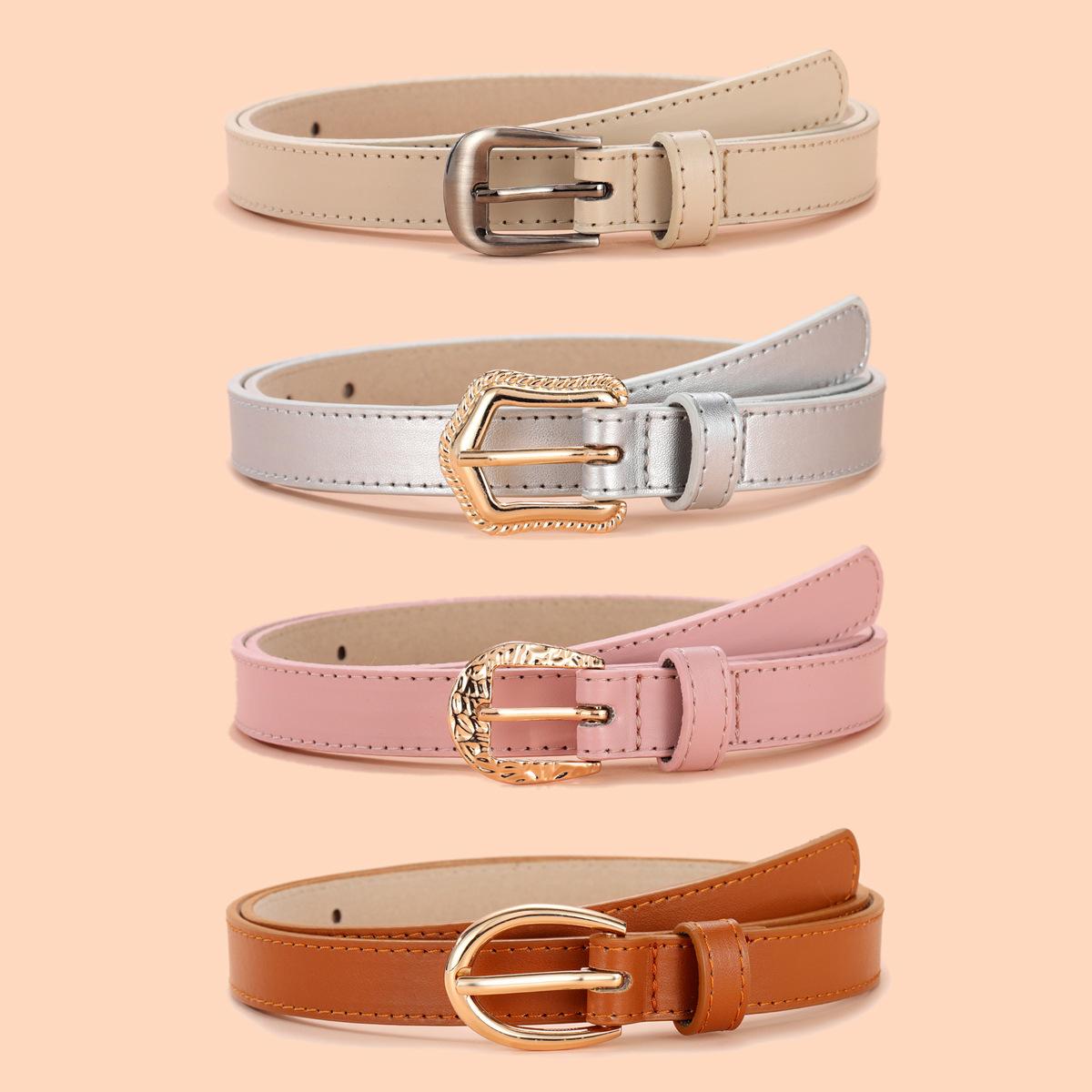 

Ремень женский повседневный простой ремень ретро пряжка декоративный пояс для юбки 112cm