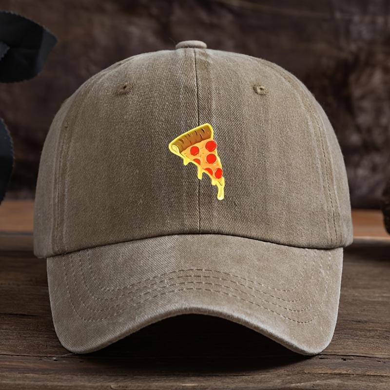 Fun Pizza Printed Baseball Hat for Men and Women Outdoor Fashion Multi functional Fisherman's Hat Trendy Style