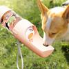Leak Proof Portable Dog Water Bottle Foldable Travel Cup With Carry Strap Durable Plastic Pet Hydration System For Outdoor Use