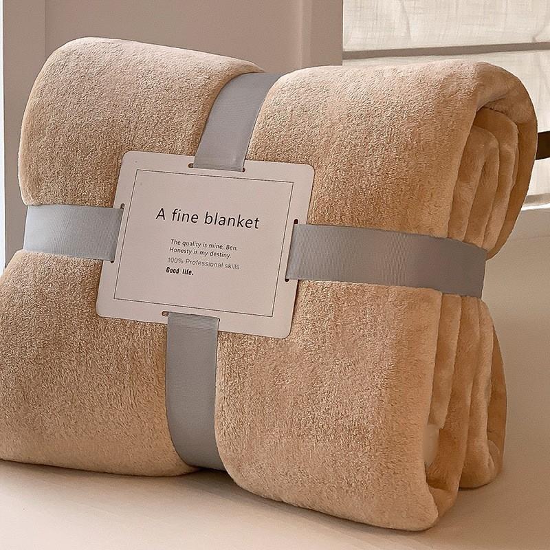 Утолщенные одеяла, Фланелевые одеяла, Одеяла для сна, Одеяла-простыни из кораллового флиса, Зимние флисовые одеяла 180*200cm коричневый