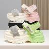 Diamond Dad Sandals Women Wear 2025 Summer New Internet Celebrities Gradual Change Platform Women's Shoes, Sports Sandals Outdoor