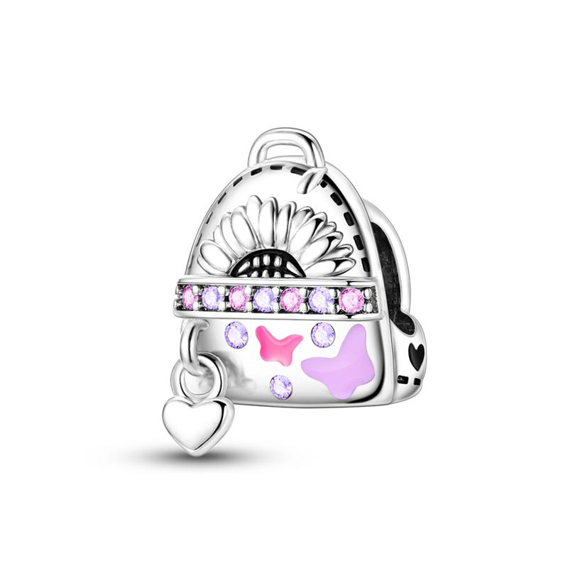 Mula Copper Colorful Animal Dangle Charms Beads Pendant Fit Original Brand Bracelet Women Charms Jewelry