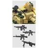 Military Cannon Assault Armored Vehicle Battle Tank Car Truck Army Weapon Building Blocks Sets Model Boys Toys for Kids Gift