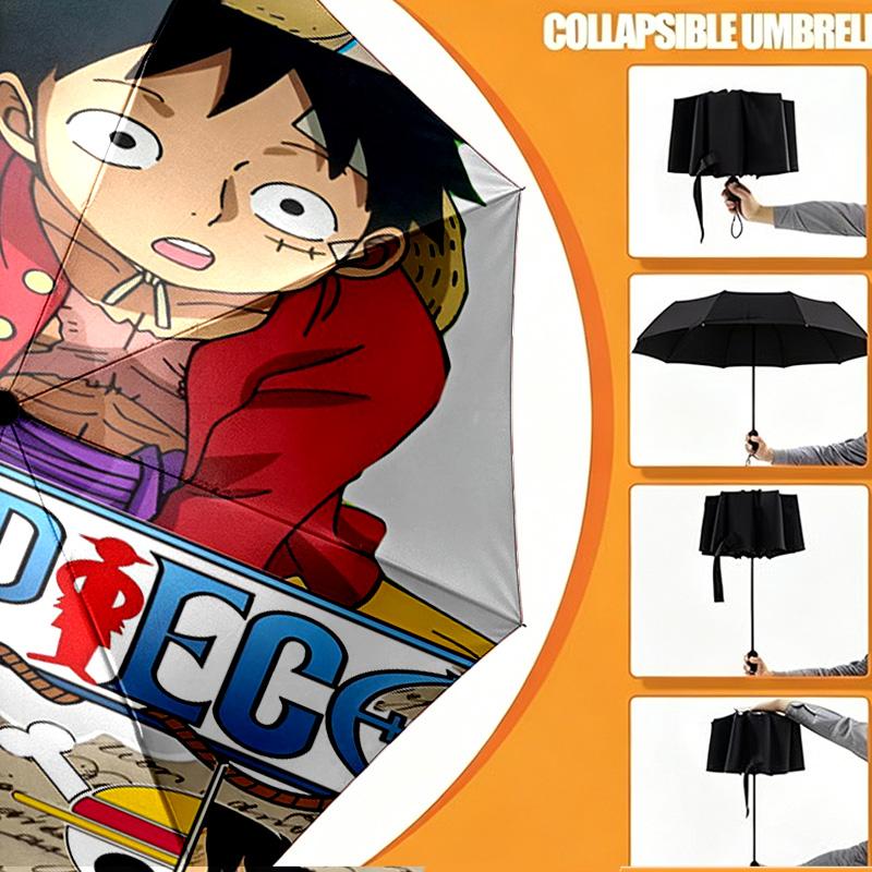 One Piece Print Umbrella Automatic Opening/ Closing - Portable Foldable Design - Daily use for Travel/Outdoor - Gift for Birthday