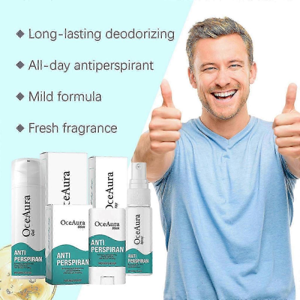 1set Fresh Deodorizing Body Care Set, Long-Lasting Natural Odor Control with Castor & Coconut Oil