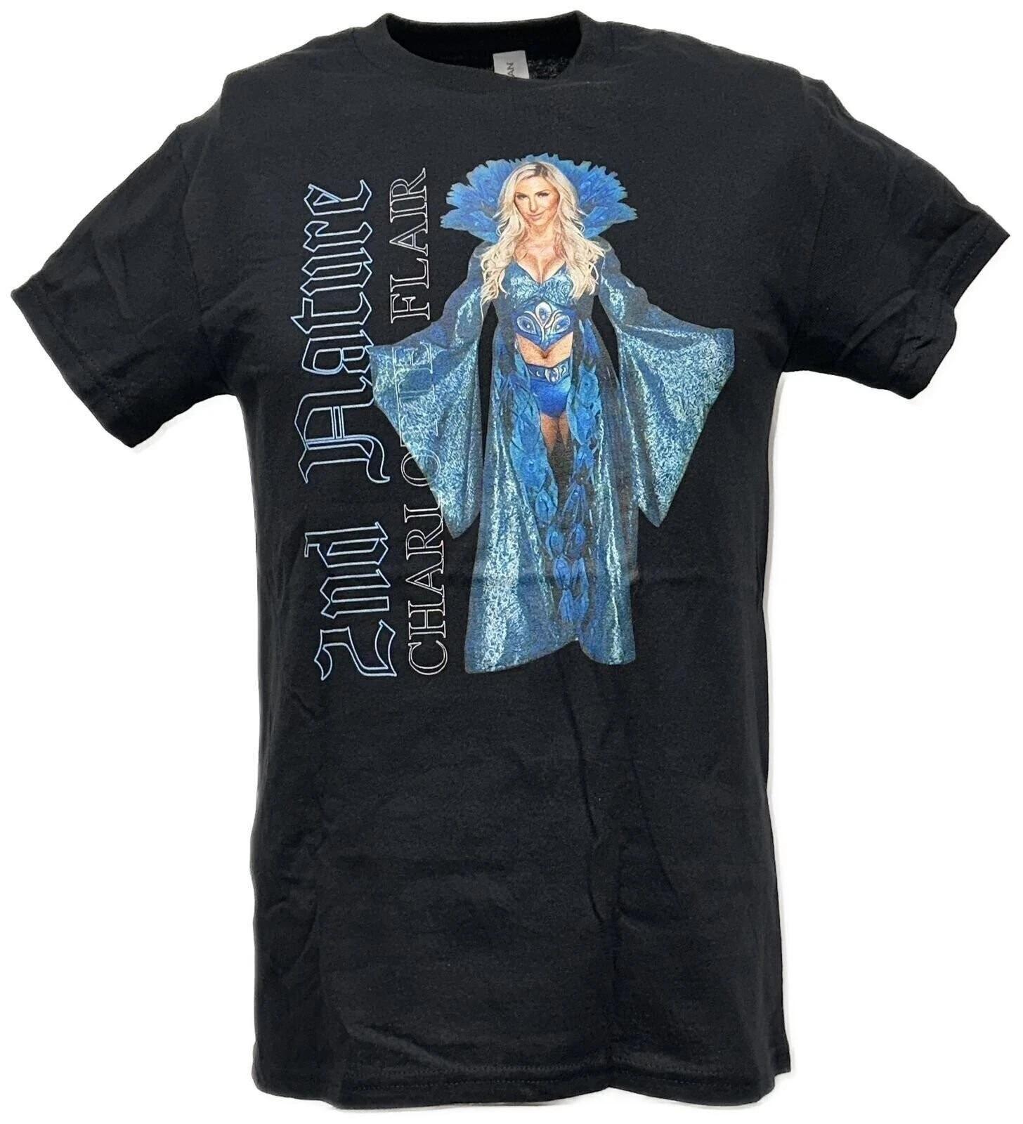 Charlotte Flair Second Nature Black Mens T-shirt L