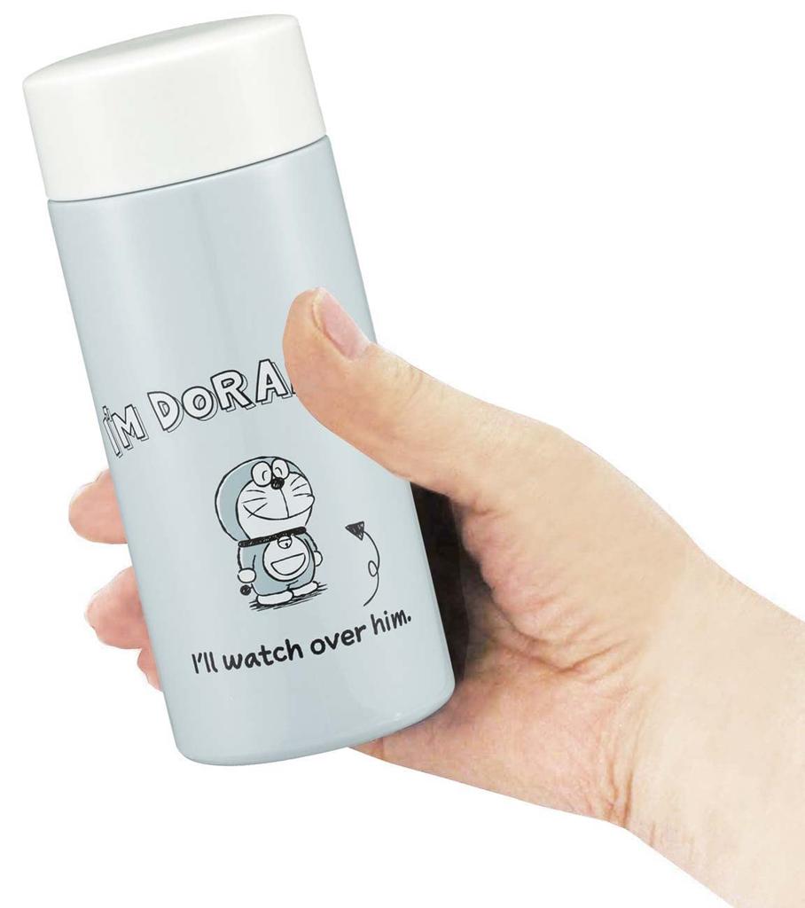 Skater 250ml Ultra-Lightweight Stainless Steel Water Bottle, I'm Doraemon STYL2-A