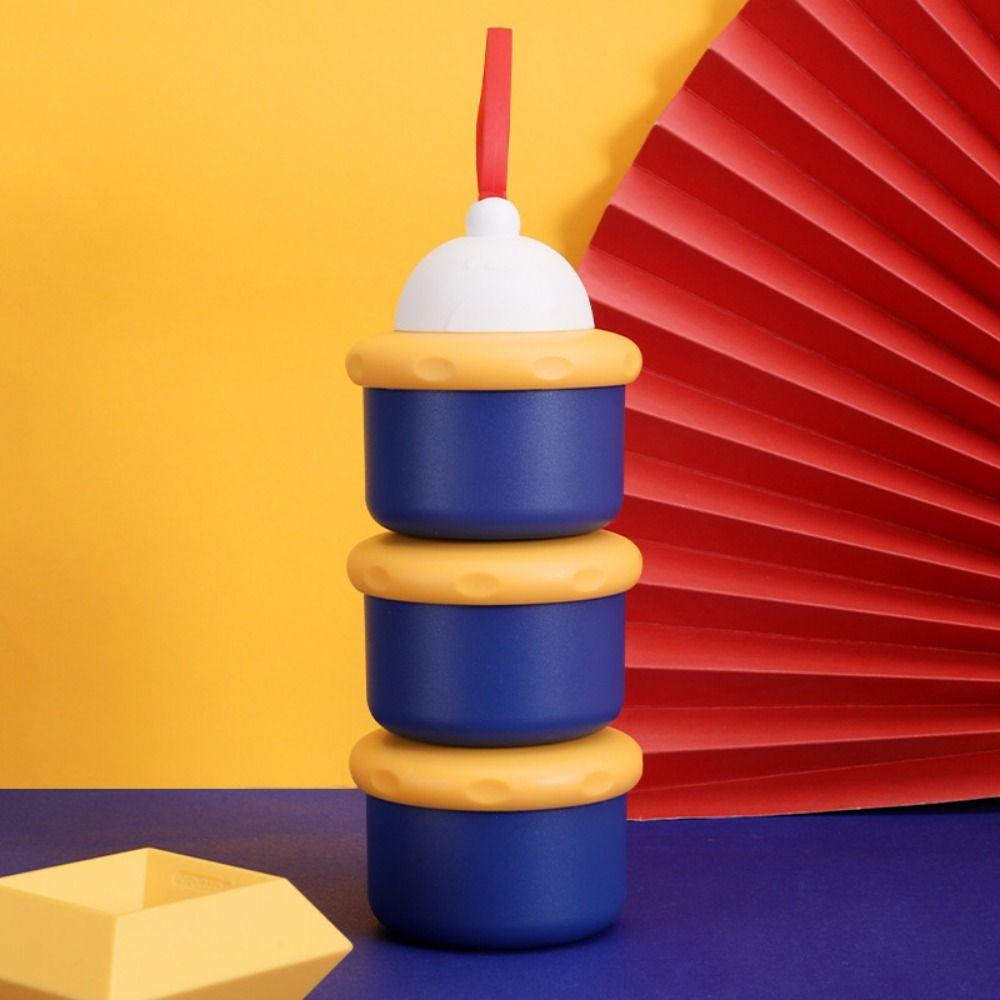 3 Layers Infant Milk Powder Box Portable Baby Infant Feeding Dispenser  Baby Formula Milk Storage