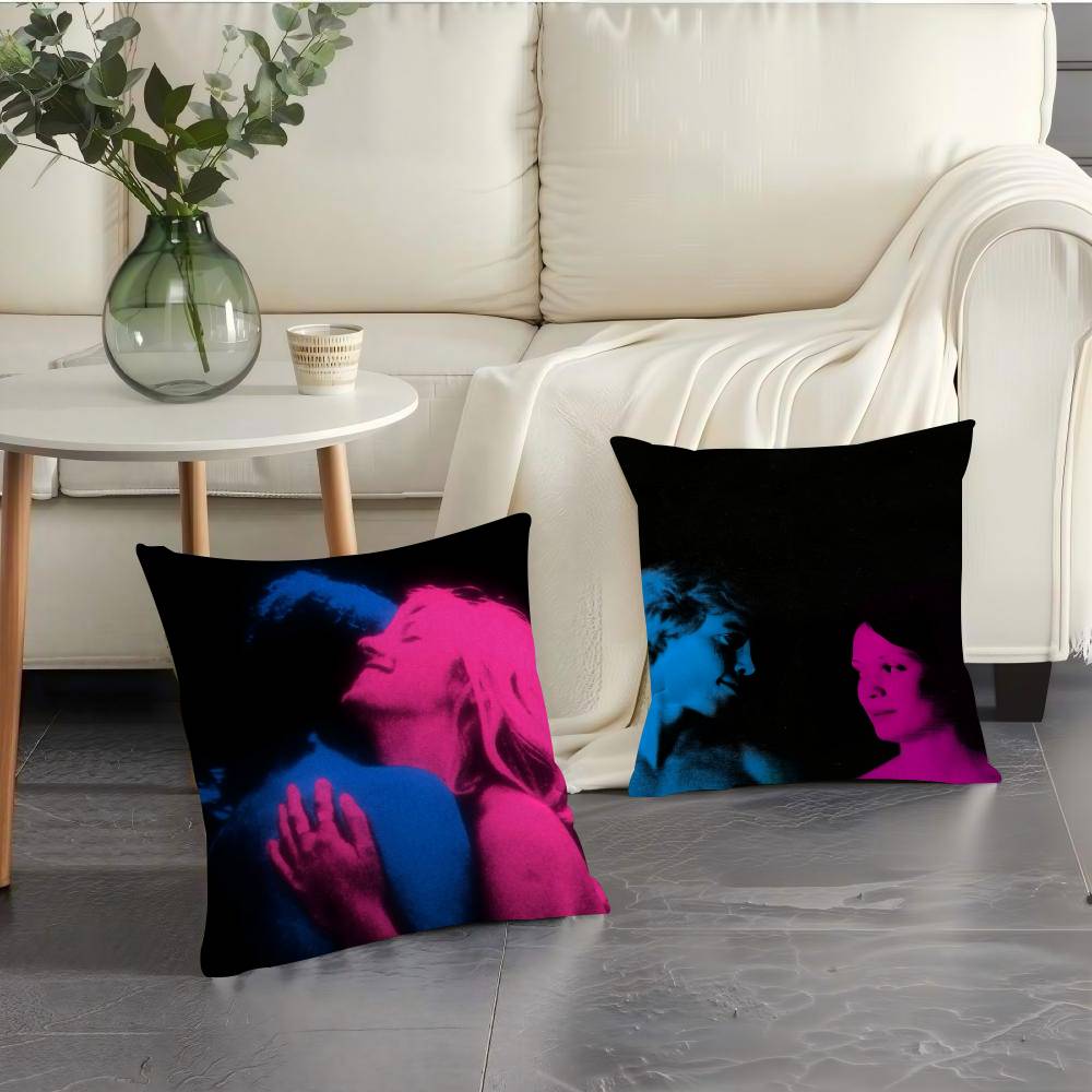 Hot Tv Girl Album Pillow Covers Cartoon Sofa Decorative Home Double-Sided Printing Short Plush Cute Cushion Cover