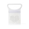 Effortlessly Slice Onions with This 1pc Colorful Onion Slicer Kitchen Stainless Steel Potato Chip Onion Holder