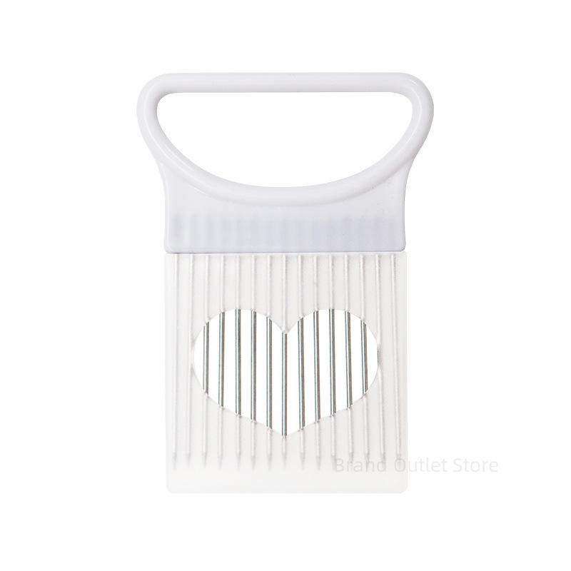 Effortlessly Slice Onions with This 1pc Colorful Onion Slicer Kitchen Stainless Steel Potato Chip Onion Holder