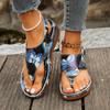 Fashion Women Wedge Sandals Summer New Fashion Anti-slip Designer Shoes for Women Beach Flip Flops Comfortable Slip on Platform Sandals