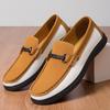 Fashion Handmad Men's Slip on Shoes New Male Summer Loafers Soft Suede Leather Casual Shoes Fashion Moccasins Classic Business Footwear