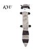 Portable Dog Toys for Travel Crinkle Animal Toy, Plush Squeaky Chew Fox Raccoon Safe Dogs Squirrel Puppy Teething Toy Small Medium And Large