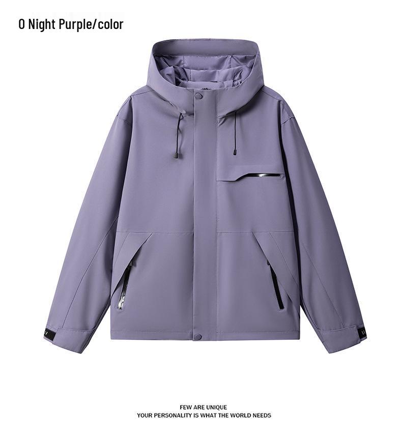 Stylish Outdoor Windproof Waterproof Soft Shell Jacket for Youth