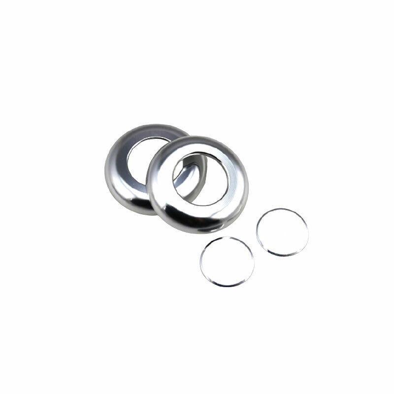 Silver Aluminum Seat Headrest Switch Button Cover Trim For Benz C-Class 2015-21