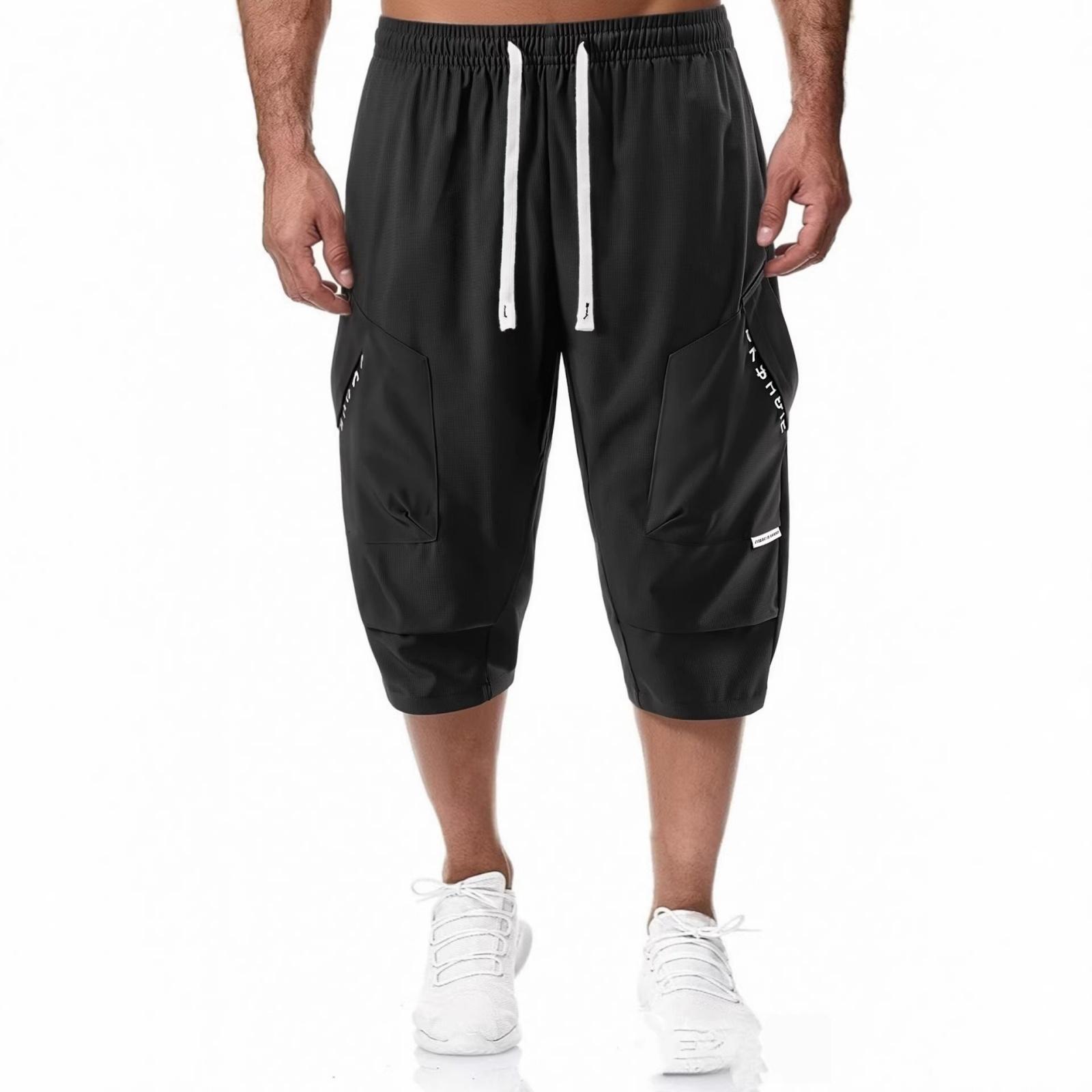 

Men s Cropped Pants Casual Outdoor Shorts XL