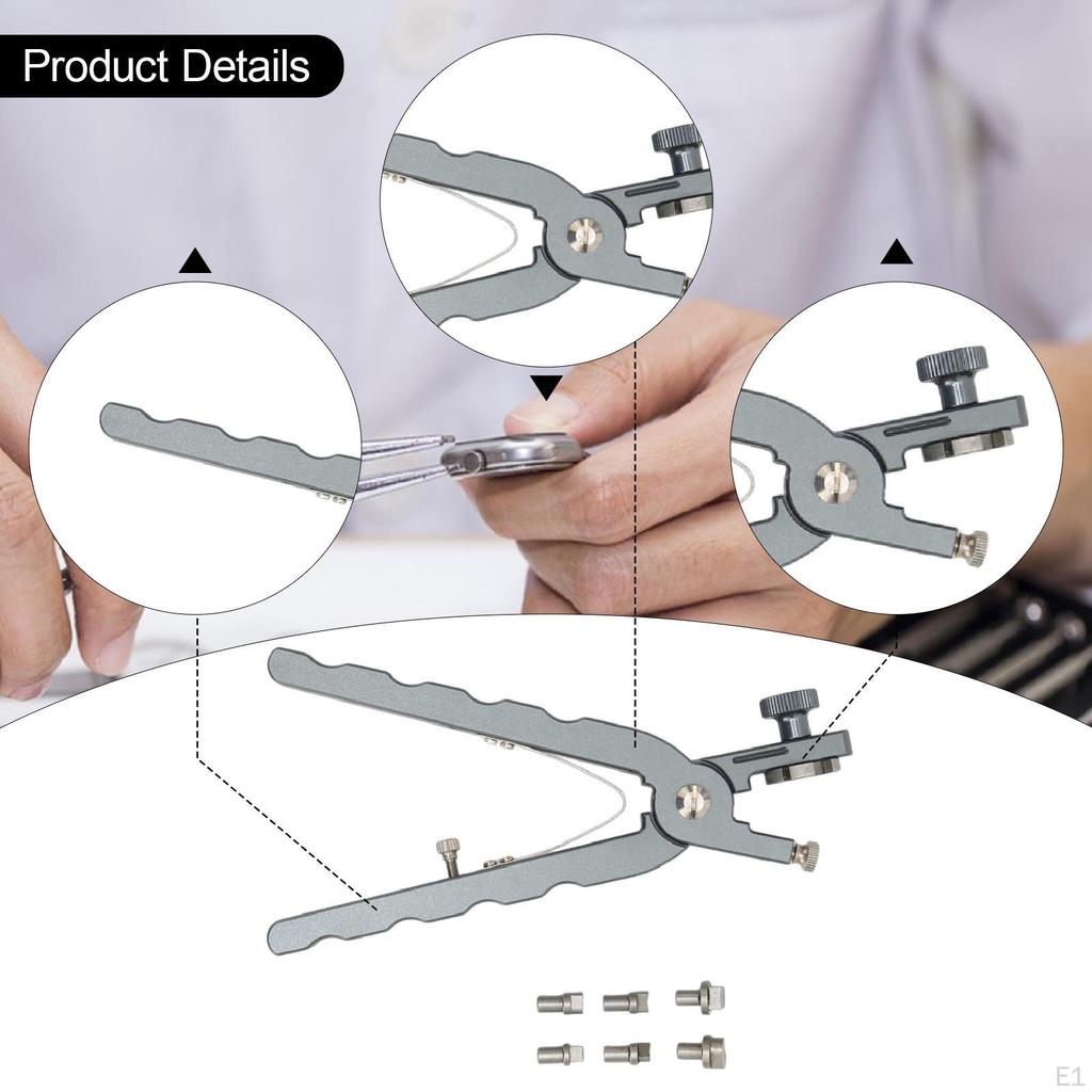 Leather Watch Bracelet Cutting Plier Hole Punch Sturdy Accurate Holes for Watchmakers