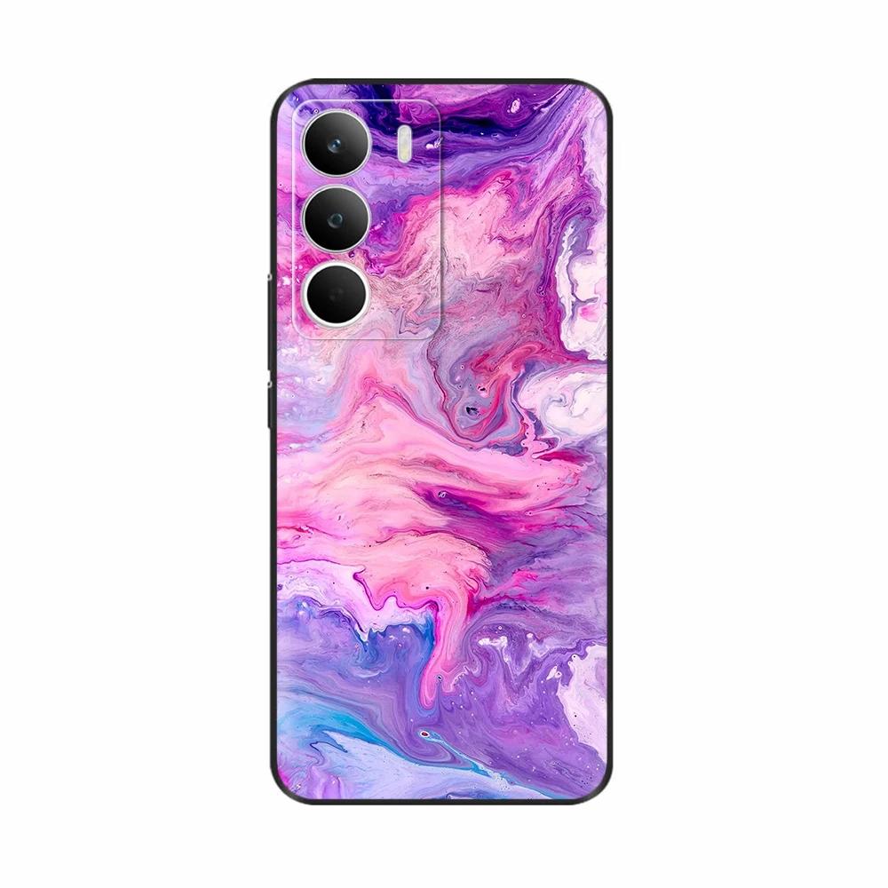 For OPPO Realme C71 Case 6.67'' Soft TPU Black Silicone Cartoon Back Cover For Realme C71 C 71 RealmeC71 Cases Shockproof Fundas