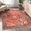 Ultra Thin Non Slip Tiger Pattern Mat Machine Washable Soft Durable Living Room Bedroom Dining Room Home Office Decor